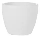 TS Collection bloempot sven keramiek 13x11cm wit