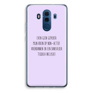 Tequila: Huawei Mate 10 Pro Transparant Hoesje