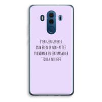 Tequila: Huawei Mate 10 Pro Transparant Hoesje
