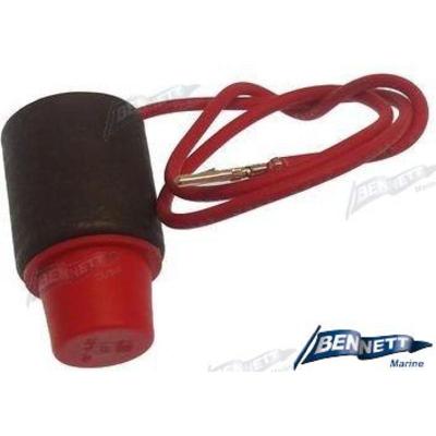 BEVP1135R - ROOD MAGNEETVENTIEL 12V