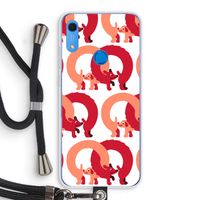 Dogs: Huawei Y6s Transparant Hoesje met koord Dogs: Huawei Y6s Transparant Hoesje met koord