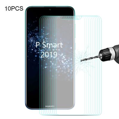10 PC's ENKAY Hat-Prins 0 26 mm 9H 2.5D gebogen rand getemperd glas Film voor Huawei P Smart (2019)