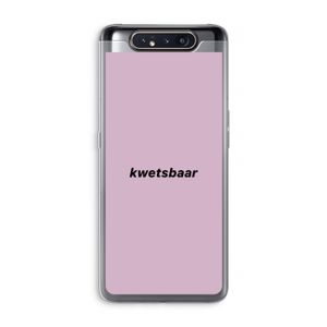 kwetsbaar: Samsung Galaxy A80 Transparant Hoesje