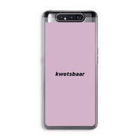 kwetsbaar: Samsung Galaxy A80 Transparant Hoesje