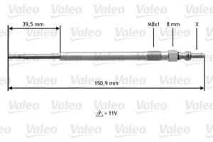 Valeo Gloeibougie 345174