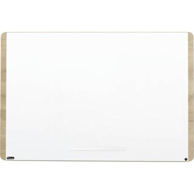 Rocada Whiteboard NAT6421 (b x h) 150 cm x 100 cm Wit (RAL 9003) Kunststof coating Incl. opbergbakje, Horizontaal- of verticaalformaat