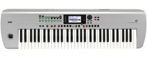 Korg i3 MIDI toetsenbord 61 toetsen USB Zilver