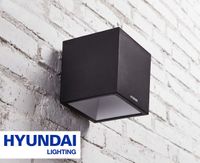 Hyundai XL Kubus Wandlamp op Zonne-energie - thumbnail