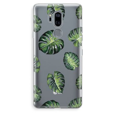 Tropische bladeren: LG G7 Thinq Transparant Hoesje