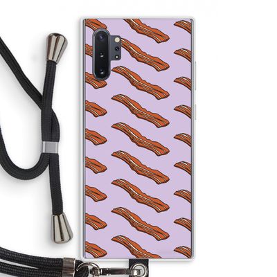 Bacon to my eggs #2: Samsung Galaxy Note 10 Plus Transparant Hoesje met koord