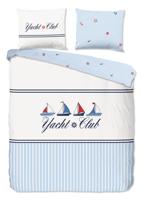 Good Morning Dekbedovertrek "" - Blauw - (240x200/220 cm) - Katoen