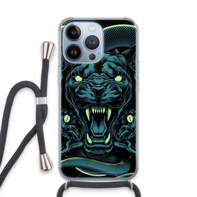 Cougar and Vipers: iPhone 13 Pro Transparant Hoesje met koord