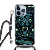 Cougar and Vipers: iPhone 13 Pro Transparant Hoesje met koord