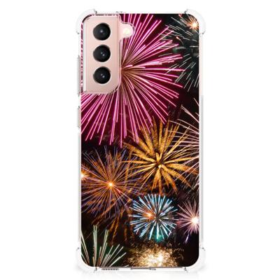 Samsung Galaxy S21 FE Anti Shock Bumper Case Vuurwerk Samsung Galaxy S21 FE Anti Shock Bumper Case Vuurwerk