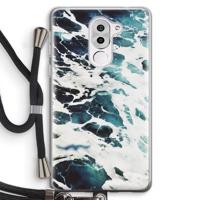 Golven: Honor 6X Transparant Hoesje met koord