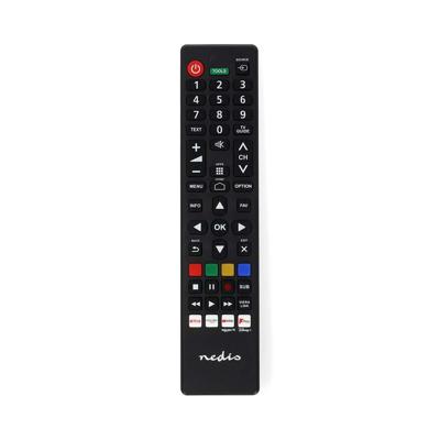 Nedis Vervangende Afstandsbediening | Geschikt voor: Panasonic / Sharp | Voorgeprogrammeerd | 1 Apparaat | Amazon Prime / Disney + Button / Netflix