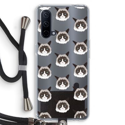 It's a Purrr Case: OnePlus Nord CE 5G Transparant Hoesje met koord
