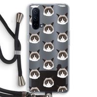 It's a Purrr Case: OnePlus Nord CE 5G Transparant Hoesje met koord