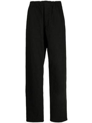 Undercover pantalon en lin à coupe droite - Noir