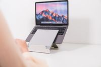 BakkerElkhuizen Ergo-Q 260 Laptopstandaard In hoogte verstelbaar - thumbnail