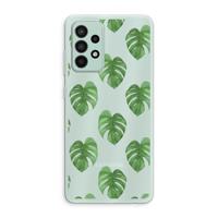 Monstera leaves: Samsung Galaxy A52s 5G Transparant Hoesje