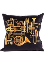 Seletti coussin Trumpets matelassé - Noir - thumbnail