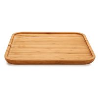 Bamboe houten broodplank/serveerplank vierkant 30 cm