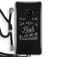 Risk loss: Xiaomi Mi Mix 2 Transparant Hoesje met koord