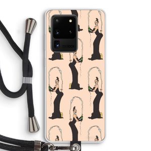 Pop Some Kim: Samsung Galaxy S20 Ultra Transparant Hoesje met koord