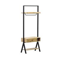 Bank Home ESPRIT Zwart Natuurlijk 80 x 40 x 200 cm