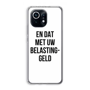 Belastinggeld: Xiaomi Mi 11 Transparant Hoesje