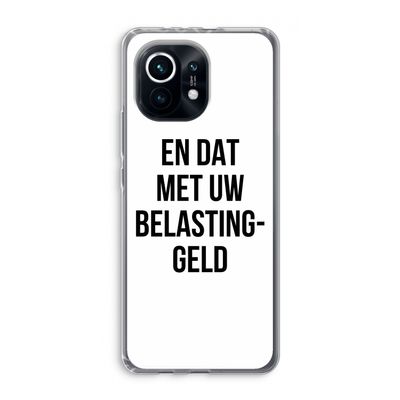 Belastinggeld: Xiaomi Mi 11 Transparant Hoesje