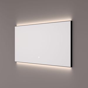 Badkamerspiegel SPV10000BL | 80x70 cm | Indirecte LED verlichting | Touch button | Met spiegelverwarming