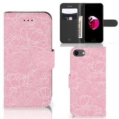 iPhone 7 | 8 | SE (2020) | SE (2022) Hoesje White Flowers