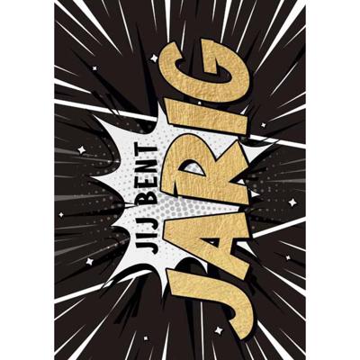 Wenskaarten Gefeliciteerd pak a 10 stuks