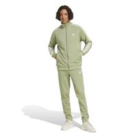 adidas Basic 3-Stripes Tricot Trainingspak Full-Zip Olijfgroen Wit adidas Basic 3-Stripes Tricot Trainingspak Full-Zip Olijfgroen Wit