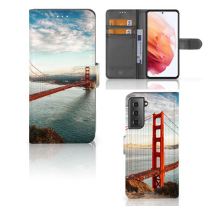 Samsung Galaxy S21 Flip Cover Golden Gate Bridge