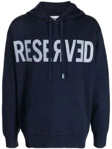 izzue hoodie à slogan imprimé - Bleu