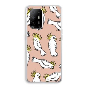 Papegaai: Oppo A94 5G Transparant Hoesje