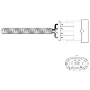 Delphi Diesel Lambda-sonde ES20302-12B1