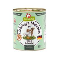 GRANATAPET Liebling's Mahlzeit Veal and lamb - natvoer voor honden - 800g