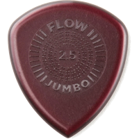 Dunlop Flow Jumbo Grip Pick 2.50mm plectrumset (12 stuks)