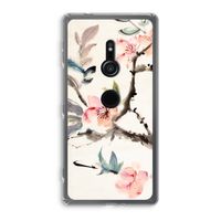 Japanse bloemen: Sony Xperia XZ2 Transparant Hoesje Japanse bloemen: Sony Xperia XZ2 Transparant Hoesje