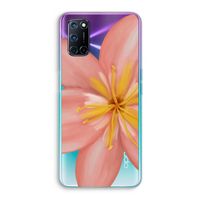 Pink Ellila Flower: Oppo A92 Transparant Hoesje