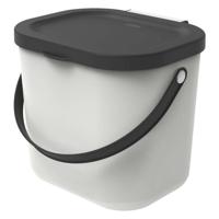 Rotho ALBULA Bio Afvalbakje 23.5x20x20.8 cm 6L Wit