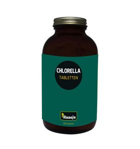 Bio chlorella tabletten flacon glas