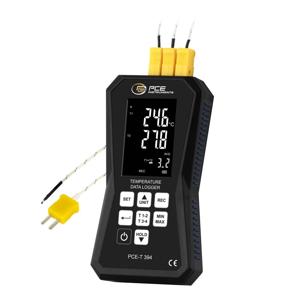 PCE Instruments PCE-T 394 Temperatuur datalogger Te meten grootheid Temperatuur -200 tot 1370 °C PDF-functie