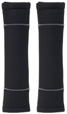 Carpoint gordelhoezen Classic zwart met grijze bies 2 stuks