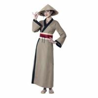 Kostuums voor Volwassenen Bruin Chinese - Maat: XS/S - Maat: XS/S
