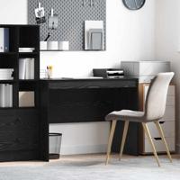 Bureau Zwart eiken 100 x 50 x 76 cm Bewerkt hout